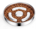 Stainless Steel Pet Slow Feeder Bowl – Anti-Gulping Dog & Cat Bowl