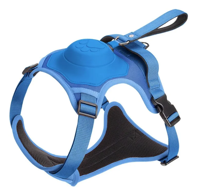Adjustable No-Pull Dog Harness – Breathable Outdoor Training Vest