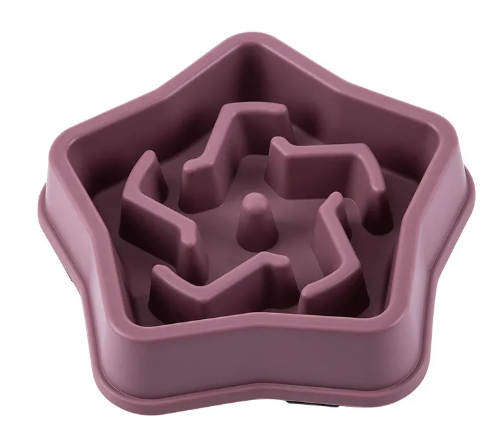 Pet Slow Feeder Bowl – Anti-Gulping Cat & Dog Feeding Bowl