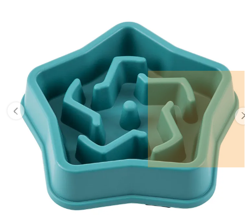Pet Slow Feeder Bowl – Anti-Gulping Cat & Dog Feeding Bowl