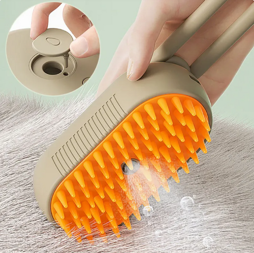 3-in-1 Electric Pet Grooming Brush – Steam Grooming Tool for Dogs & Cats