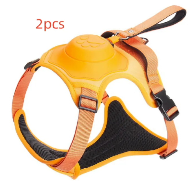 Adjustable No-Pull Dog Harness – Breathable Outdoor Training Vest