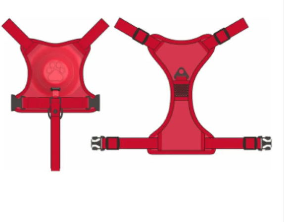 Adjustable No-Pull Dog Harness – Breathable Outdoor Training Vest