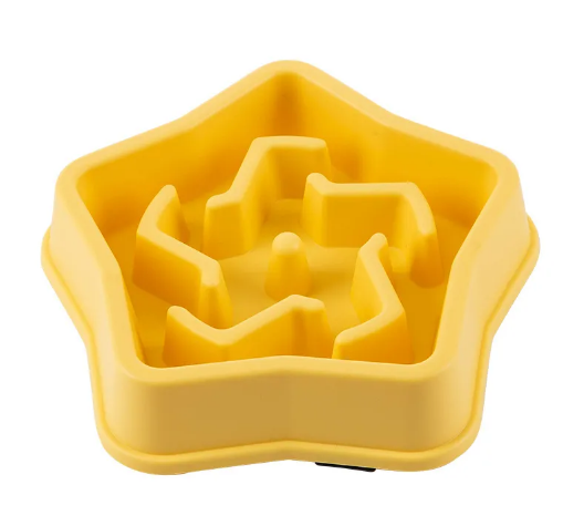 Pet Slow Feeder Bowl – Anti-Gulping Cat & Dog Feeding Bowl