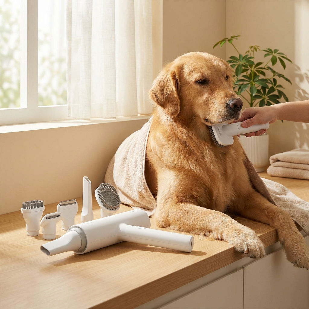 7-in-1 pet grooming device lifestyle photo