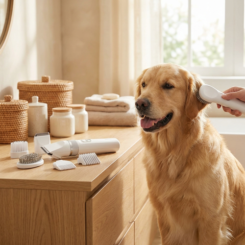 7-in-1 pet grooming device lifestyle photo 2